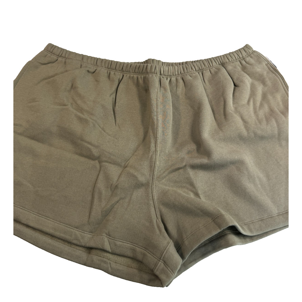 Wild Fable Women's Mid-Rise Fleece Pull-on Shorts Size 2X Olive Green NWT